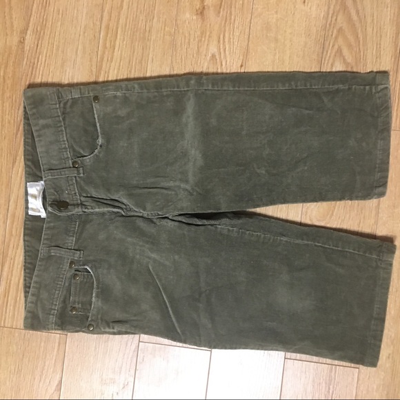 Tan corduroy capris pants - Picture 3 of 4